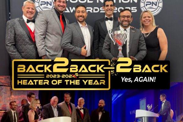 Raypak's AVIA Wins "Heater of the Year" for the Third Consecutive Year at Pool Nation Awards