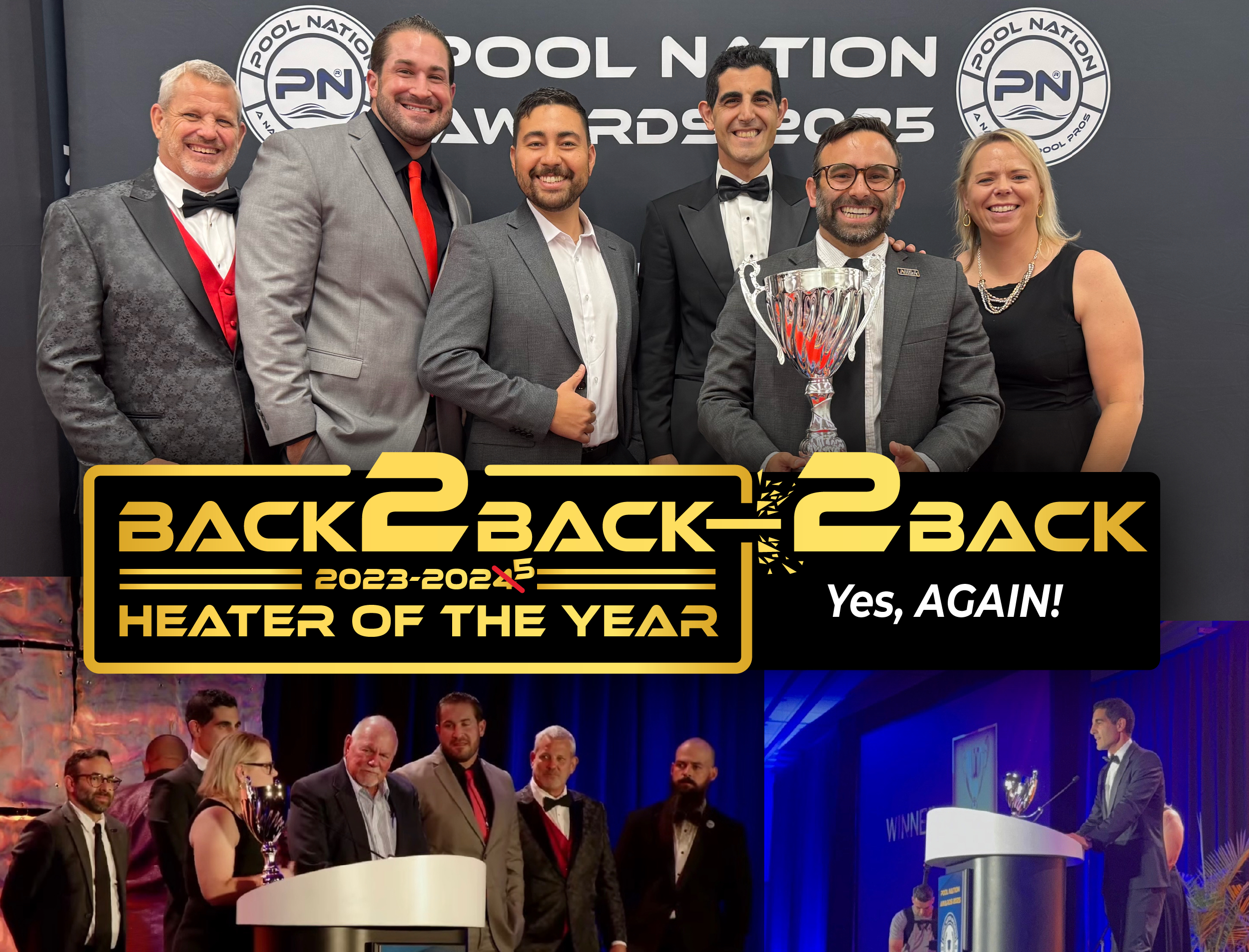 Raypak’s AVIA Wins “Heater of the Year” for the Third Consecutive Year at Pool Nation Awards Raypak’s AVIA Wins “Heater of the Year” for the Third Consecutive Year at Pool Nation Awards